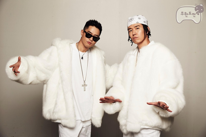 Hip-hop duo Jinusean. Provided by MBC