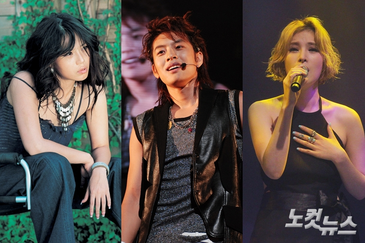 From left: Lexy, Seven, Gummy. Provided by YG Entertainment/Reporter Park Jong-min