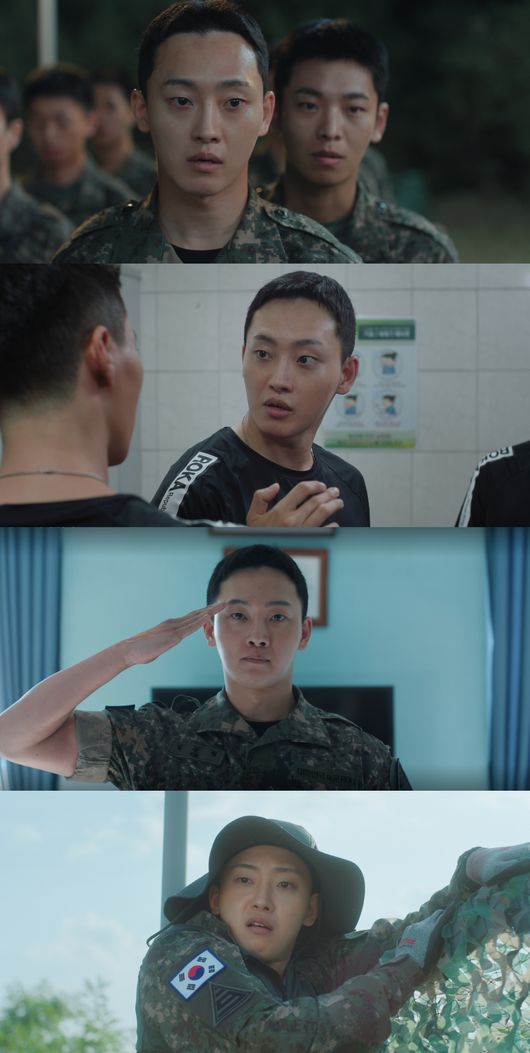 Kang Ha-kyung Gives a Chilling Warning to Park Ji-hoon in 'Becoming a Legend of the Cooking Soldier' Kang Ha-kyung Gives a Chilling Warning to Park Ji-hoon in 'Becoming a Legend of the Cooking Soldier'