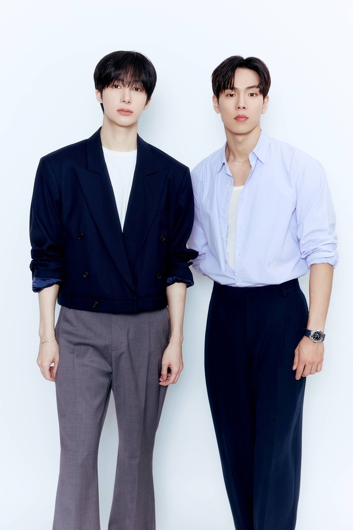 Shownu X Hyungwon said they would leave a mark with their strengths through 'Do You Love Me'. Photo | Starship Entertainment