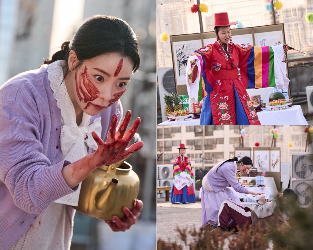 노란 수영복에 섹시한 몸매 어필하는 존예 처자
