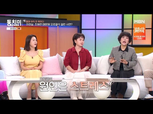 Lee Kyung-sil Shares the Intense Pain of Urinary Stones on 'Dongchimi' Lee Kyung-sil Shares the Intense Pain of Urinary Stones on 'Dongchimi'