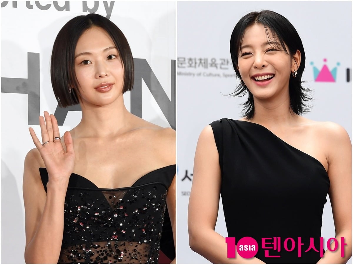 노란 수영복에 섹시한 몸매 어필하는 존예 처자