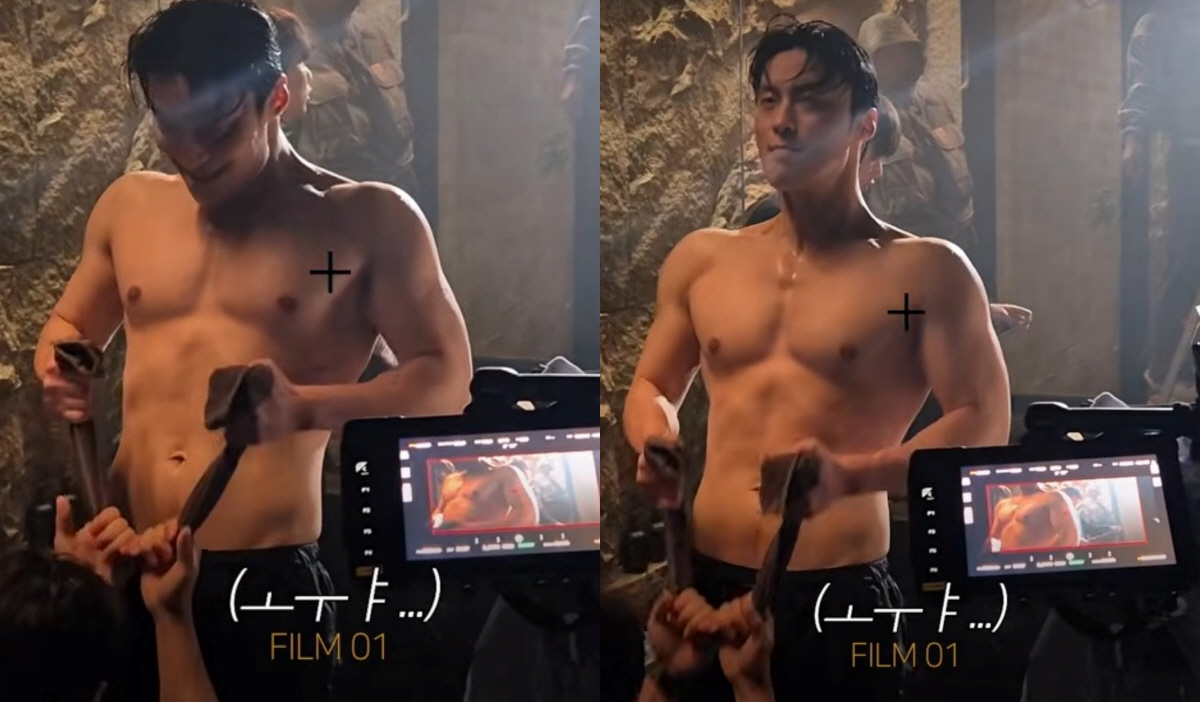 노란 수영복에 섹시한 몸매 어필하는 존예 처자