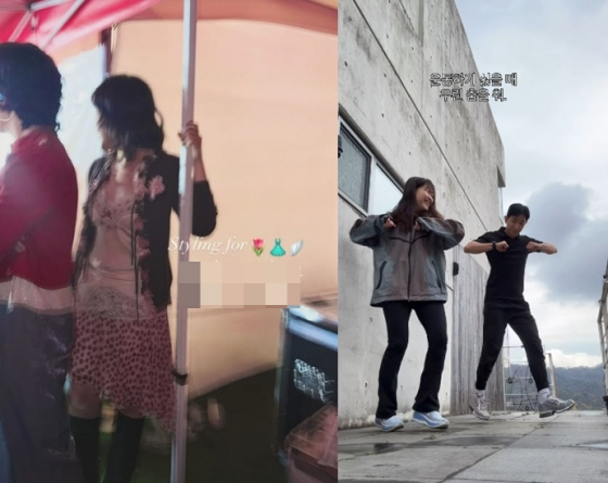 노란 수영복에 섹시한 몸매 어필하는 존예 처자