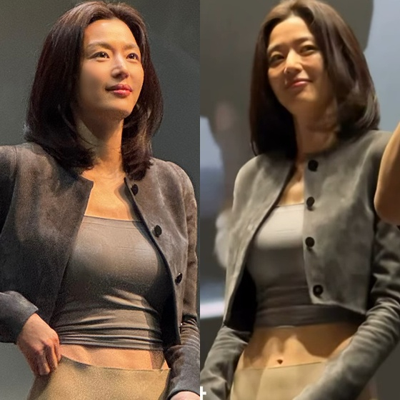 노란 수영복에 섹시한 몸매 어필하는 존예 처자