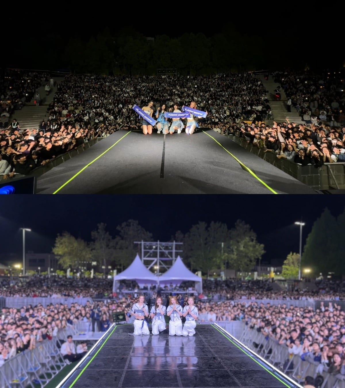 Rookie Girl Group COSMOSY Sweeps University Festivals With an 8-Campus Tour! 2 Girl group COSMOSY, who debuted in April last year, performed on a university festival stage and connected with the youth. / Photo provided by NTT Docomo Studio & Live