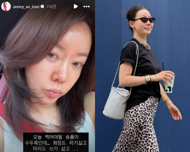 안선영, 나이 50에 배볼록 임신설…