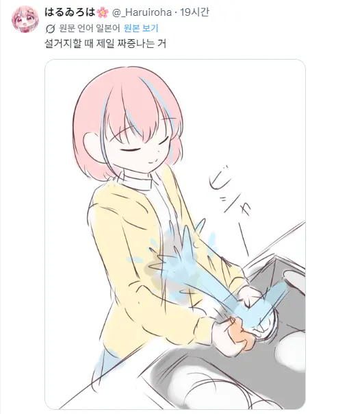 설거지할 때 짜증나는 것 | 인스티즈