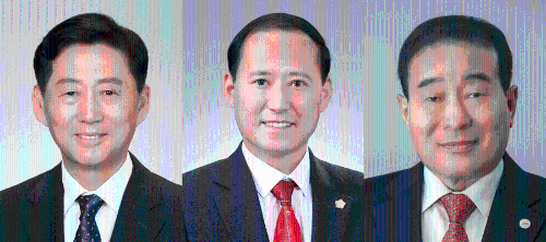 ◇이정학 더불어민주당 동해시장 후보 ◇김기하 국민의힘 동해시장 후보 ◇김홍수 개혁신당 동해시장 후보 (사진 왼쪽부터)