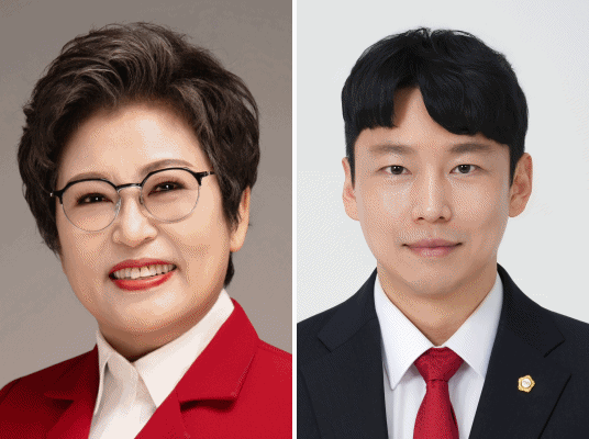 대구 중구의회 유성자 의장과 임태훈 부의장. /대구 중구의회 제공