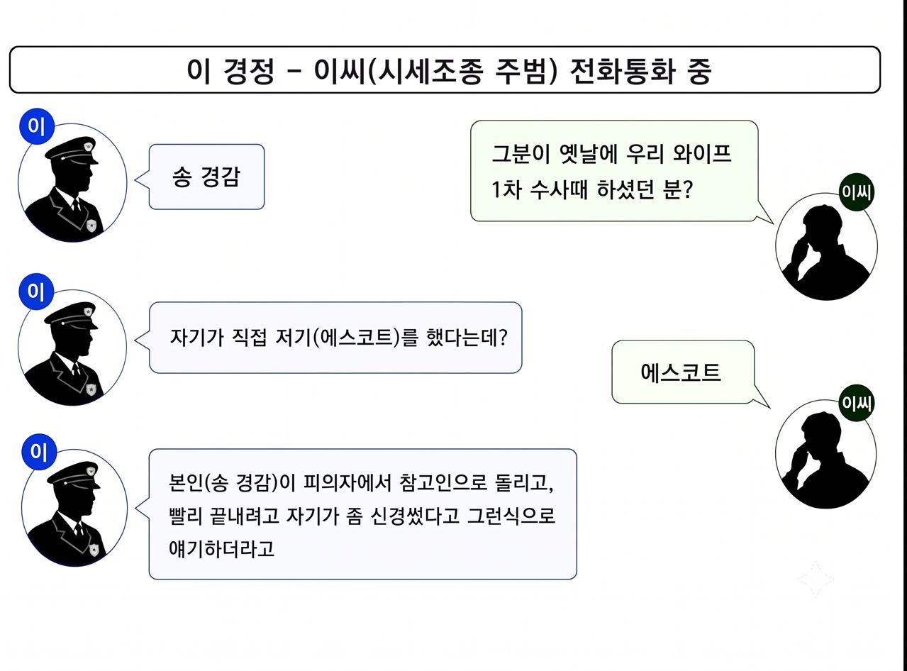 양정원 사건 무마 경찰 재판 관련
