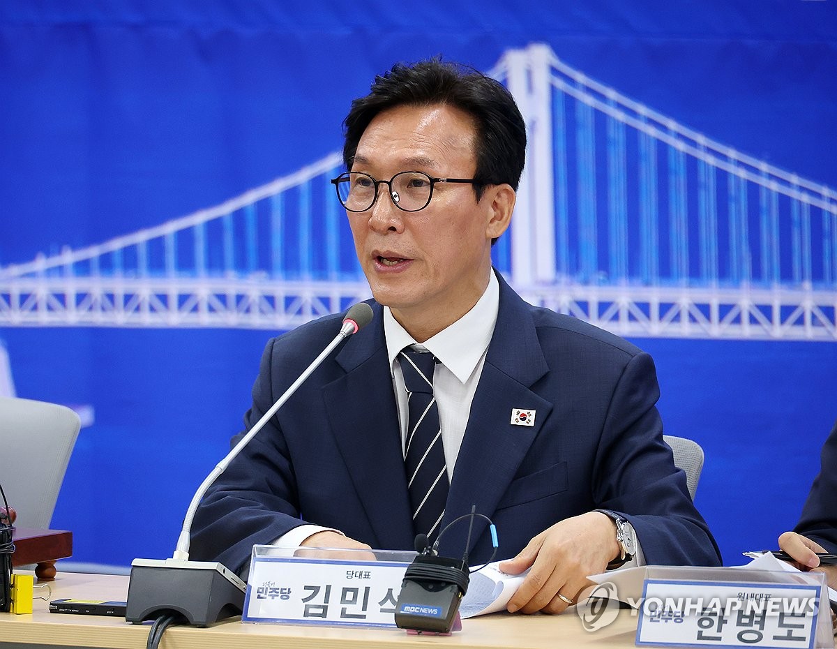 민주당 김민석 대표 관련 이미지