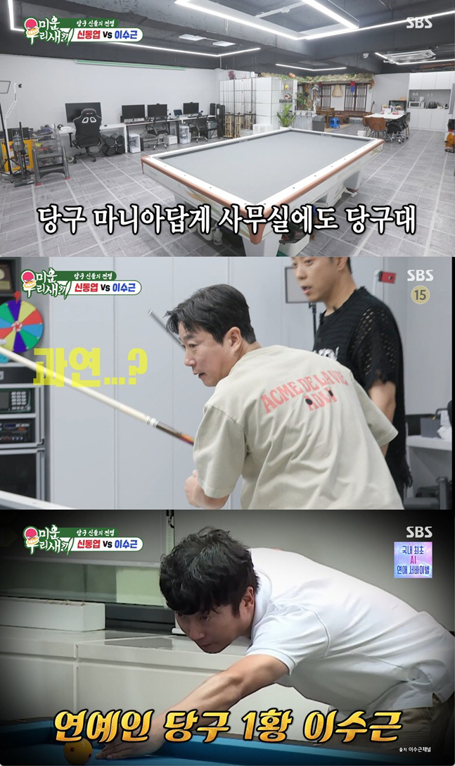 이수근 당구 큐대 수집