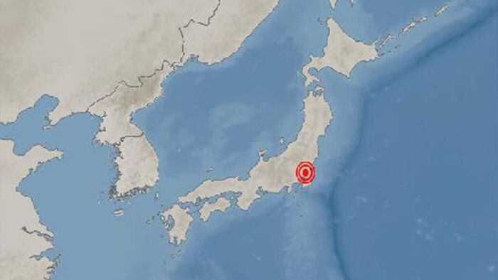 이바라키현 5.9 지진 기상청 발표 지도