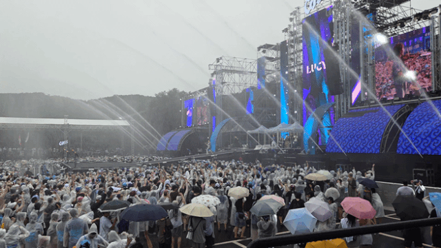 경기 과천 서울랜드에서 열린 오비맥주 ‘2026 카스쿨 페스티벌’ 현장. (신단아 기자)