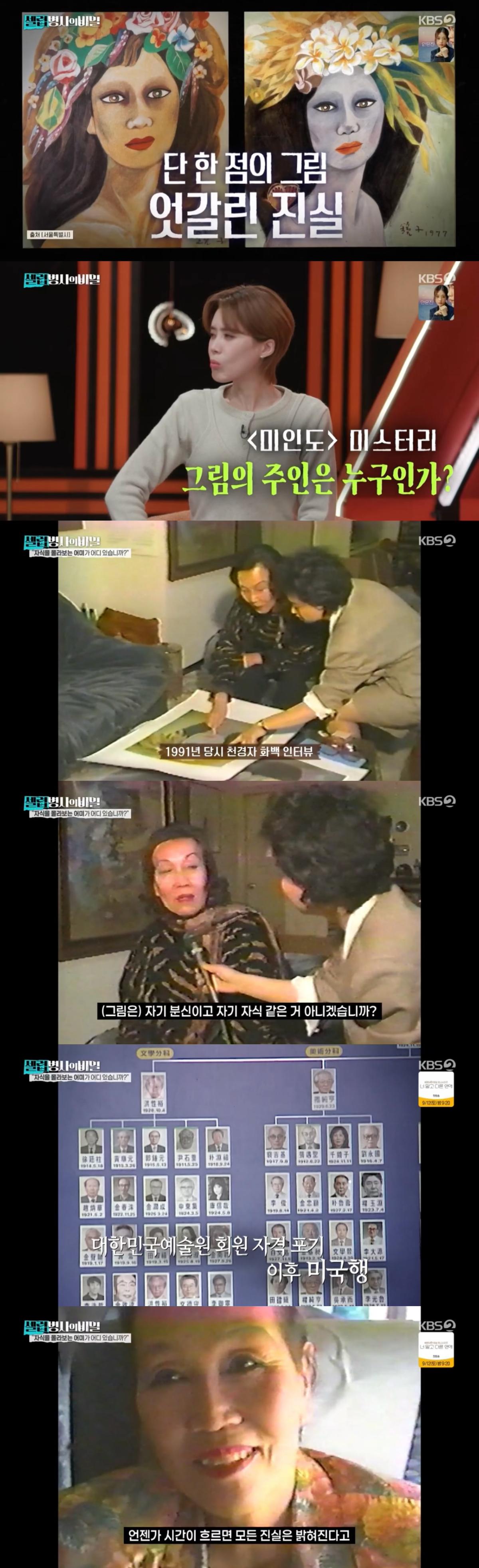 셀럽병사의 비밀 천경자