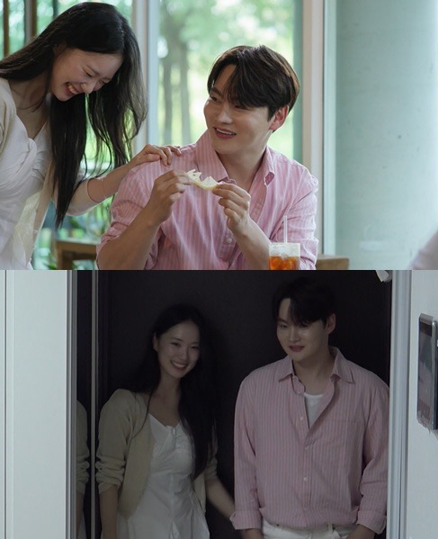 박서진 황혜선 볼링 손깍지