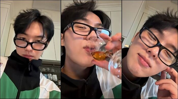 최현욱 만취 라이브 방송 캡처