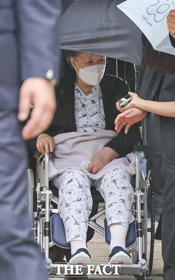 한학자 통일교 정교유착 재판 현장