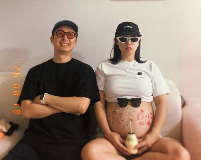 설유진 한경석 만삭 사진