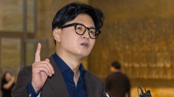 한동훈 무소속 의원 국회 본회의 참석 사진