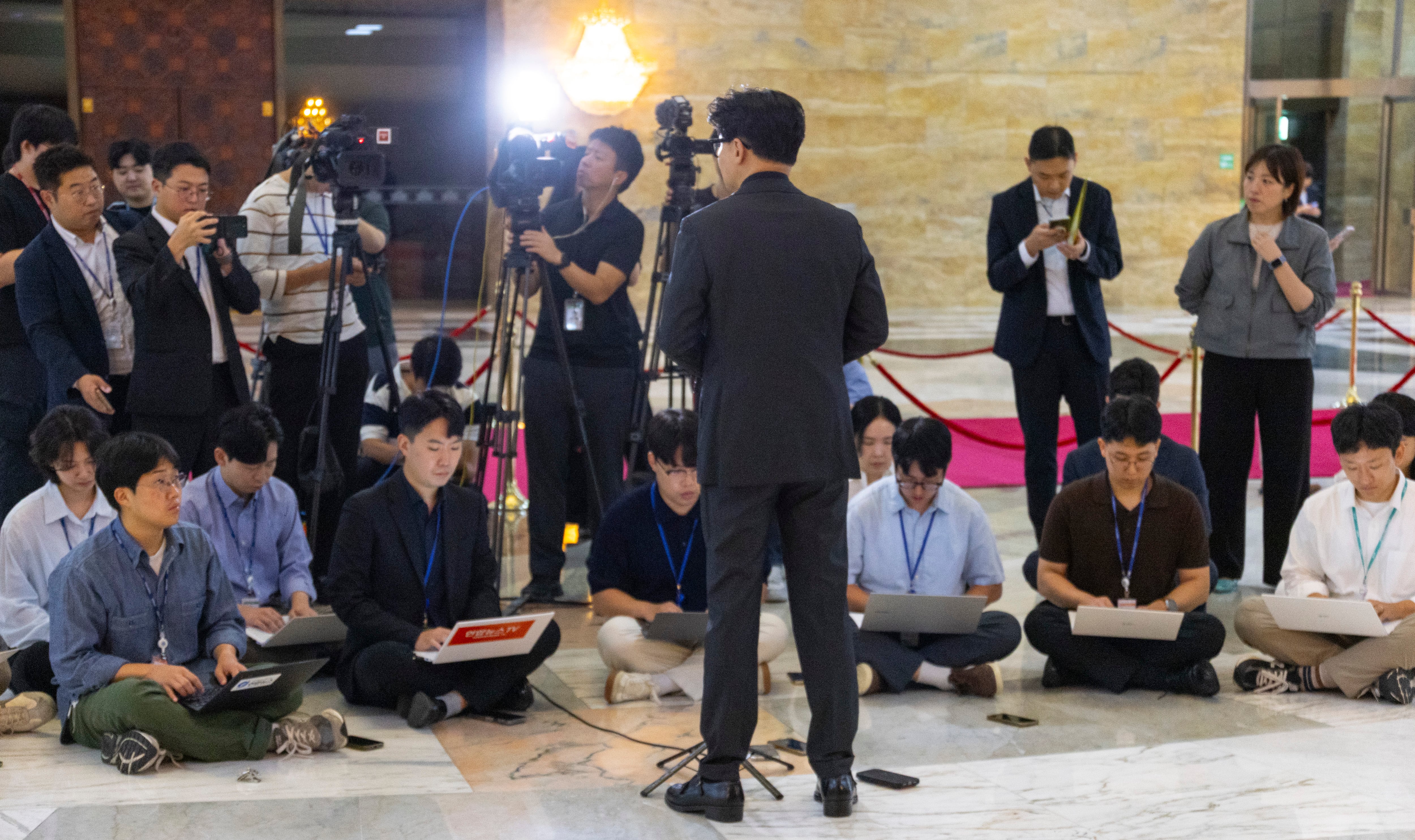 나경원 국민의힘 의원 국회 소통관 기자회견