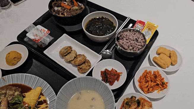 삼성바이오로직스 구내식당 메뉴. 인천=최은지 기자.