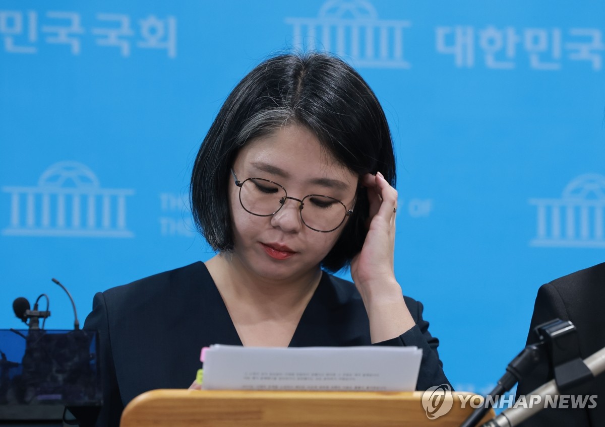 기자회견 마친 용혜인 후보자