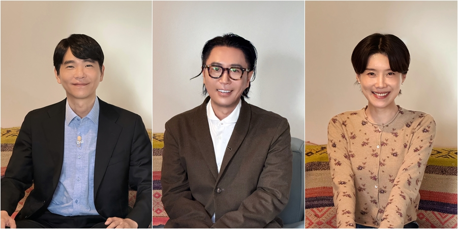 백수 이세돌 정재형 장도연 이세돌 세 사람의 공식 홍보 사진