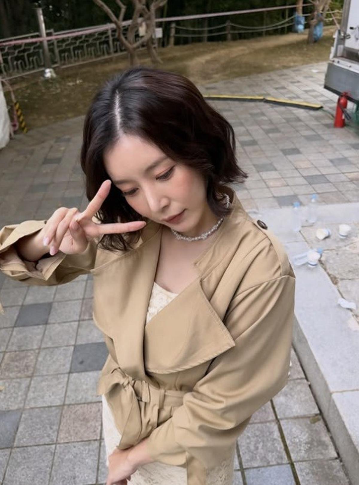 장혜리 가수 167cm 키 몸매 가을 코디 사진