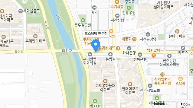 순결브로우(모스테틱 전주점) 카카오맵 위치