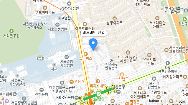 법무법인 진일 위치 지도