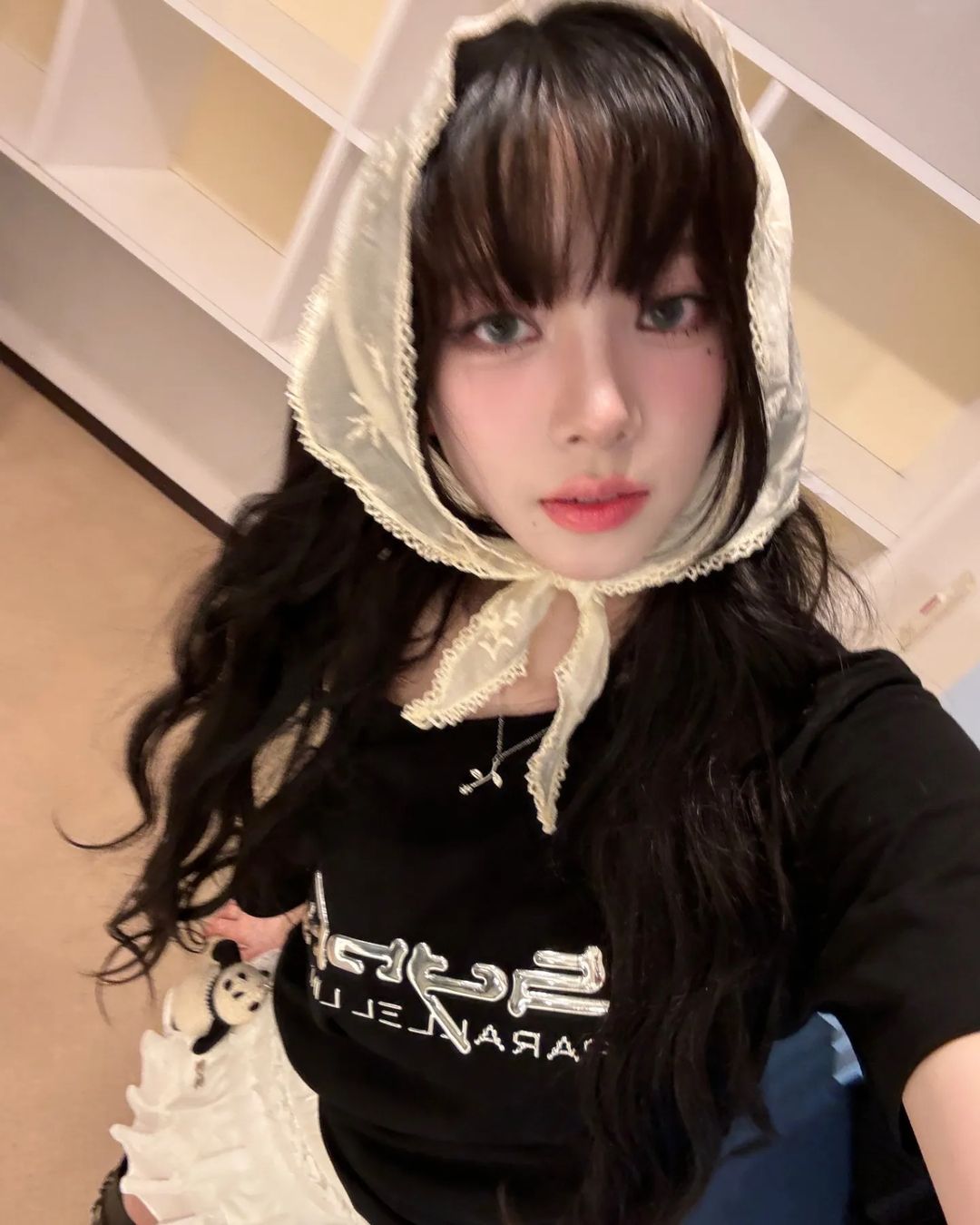 연예거중기 어제 콘서트 끝나고 셀카 찍은 에스파 카리나jpg Daum 카페