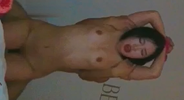 손 결박후 머리위로 부처핸섭~!