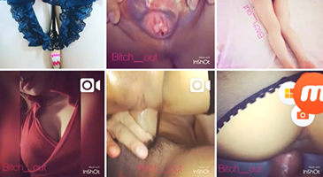일탈계 즐기다가 들통난 인스타녀의 섹스타 계정 bitch__out
