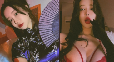 위에서 질꺽이며 귀두를 집중 공략하는 테크니션