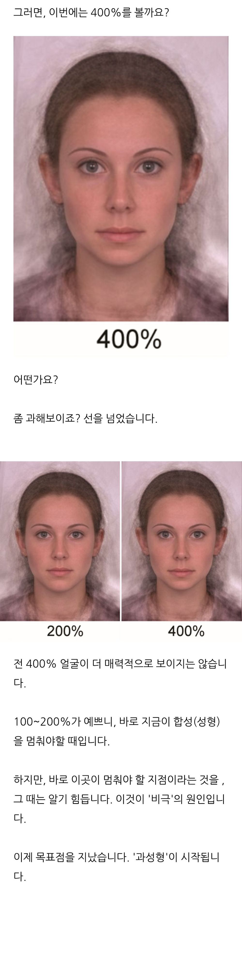 성형을 시작하게 되면 멈추기 힘든 이유 - 인지의 왜곡