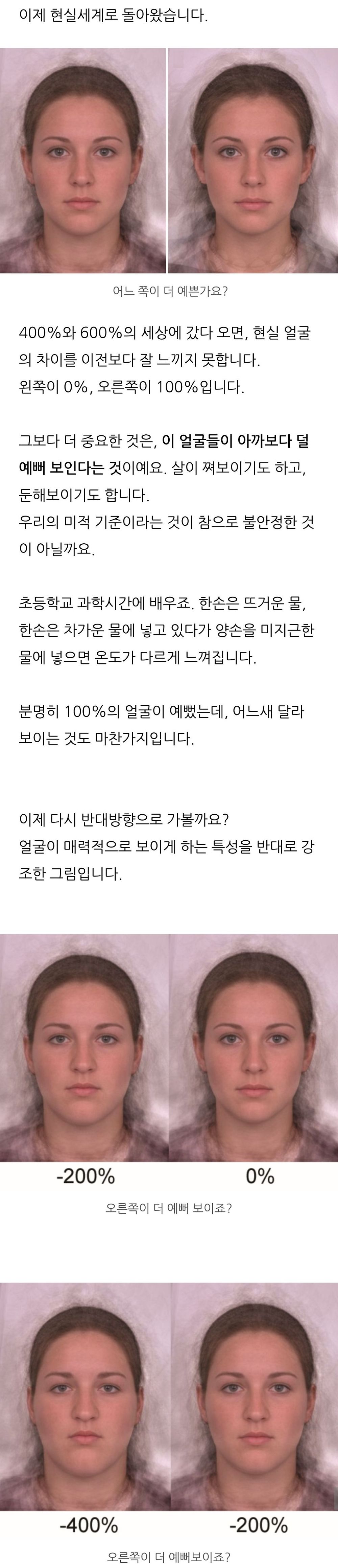 성형을 시작하게 되면 멈추기 힘든 이유 - 인지의 왜곡