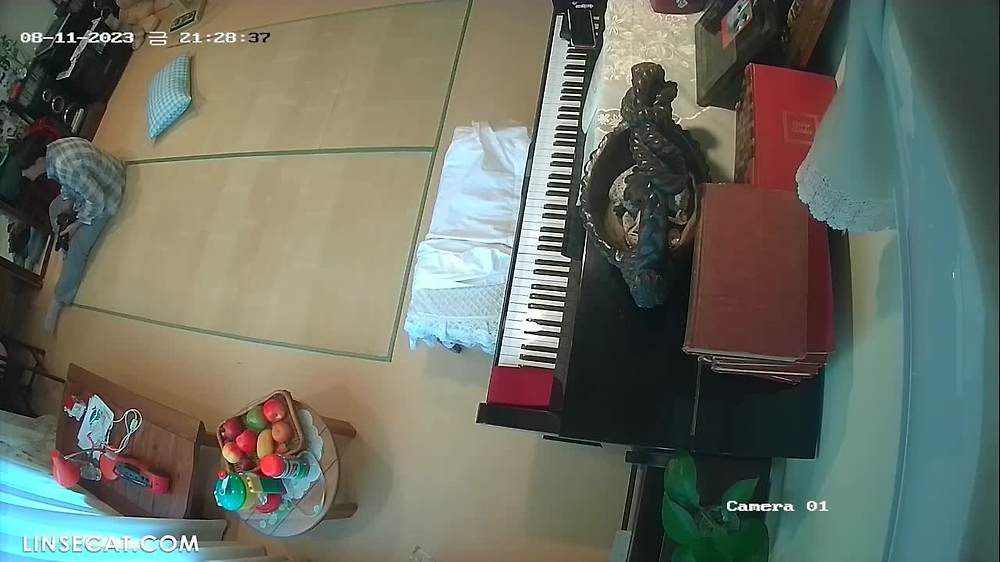 2023년 한국 IP 카메라가 해킹당했다. 향수를 불러일으키는 디저트 가게에서 소녀들이 섹시한 사진을 찍고 있다. 변태 사진가는 그녀의 온몸을 만질 기회를 잡았습니다