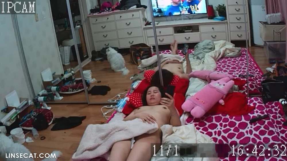 홈 IP 카메라 해킹_ 한국인 커플 2명이 성관계를 가졌습니다. 성숙한 커플은 오르가즘에 도달하는 데 더 능숙한 반면, 젊은 커플은 더 열정적입니다