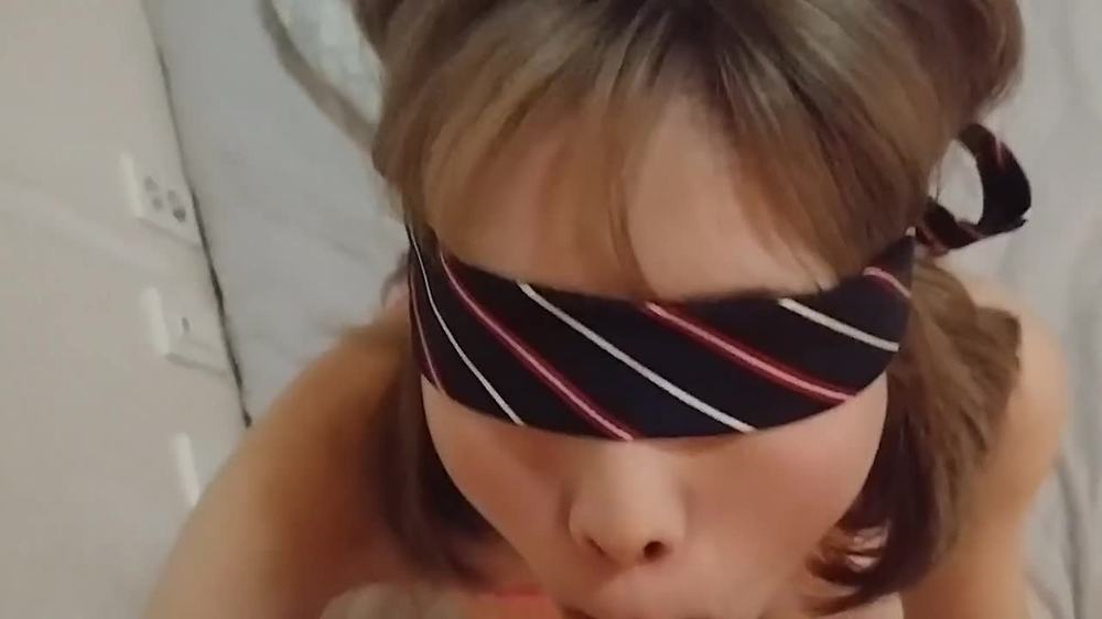 밧줄 이쁘게 묶고 오빠취향 넥타이녀