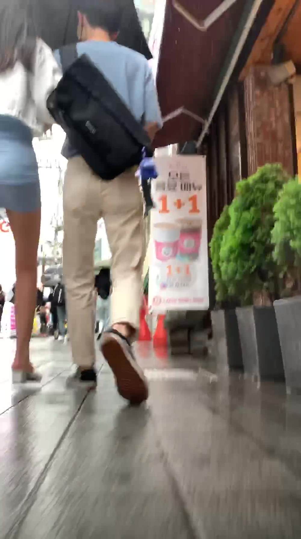 부산서면서 찍은 길거리 도촬