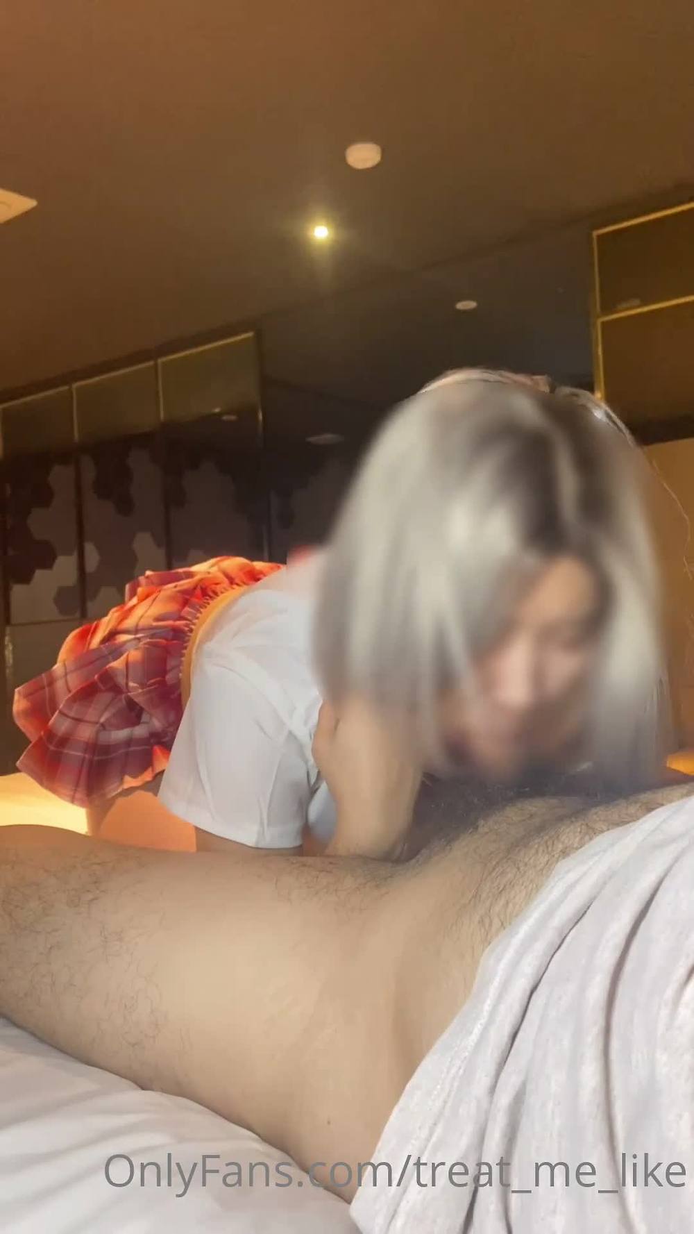 오빠~ 오늘은 입으로만 끝을 내어줄게