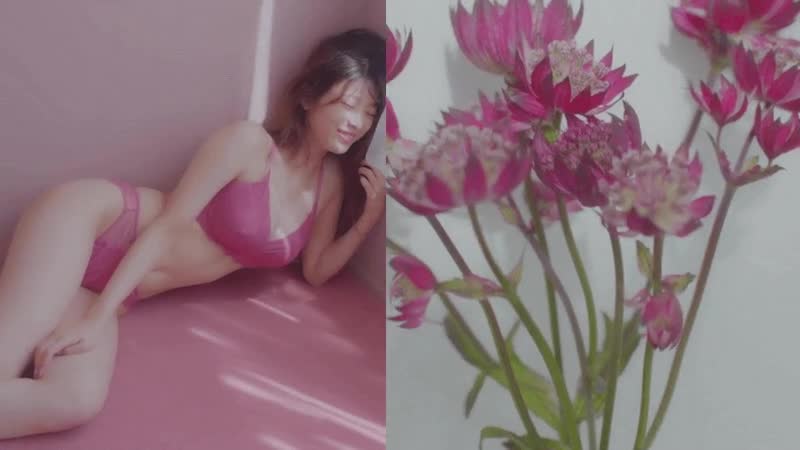 핑크 화이트 바바 후미카3.gif