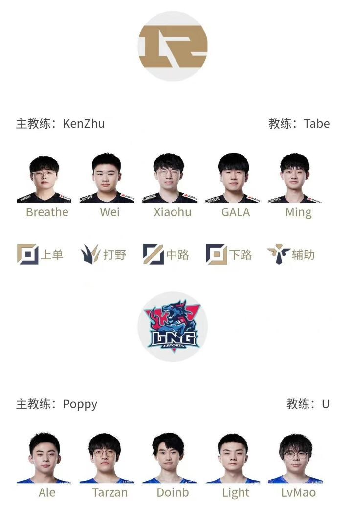 금일 LPL 멸망전 매치 라인업 -cboard