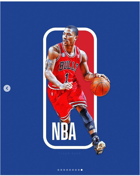 NBA 로고 속 선수들