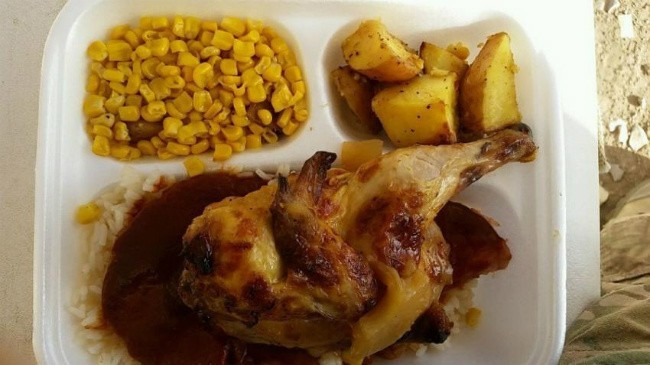 미군 훈련 중 짬밥