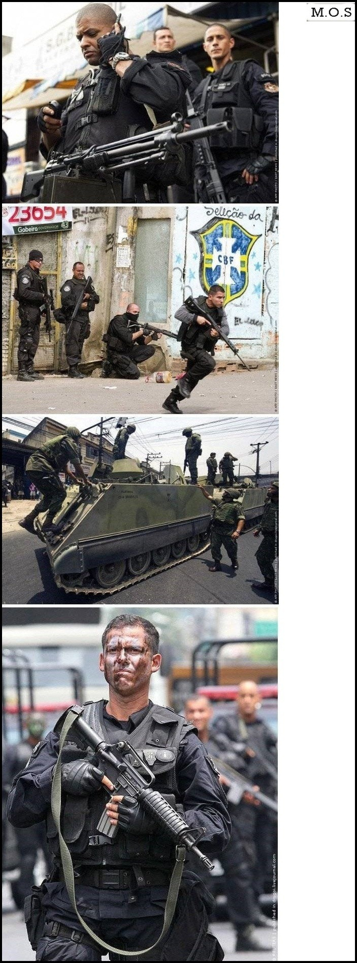 브라질 특수요원들의 험난한 일상