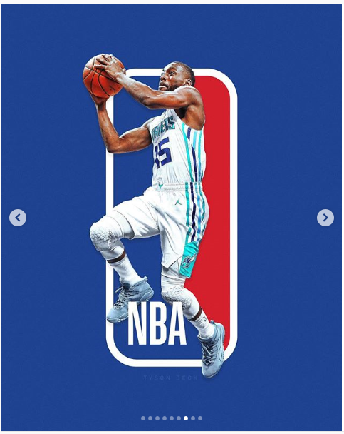 NBA 로고 속 선수들